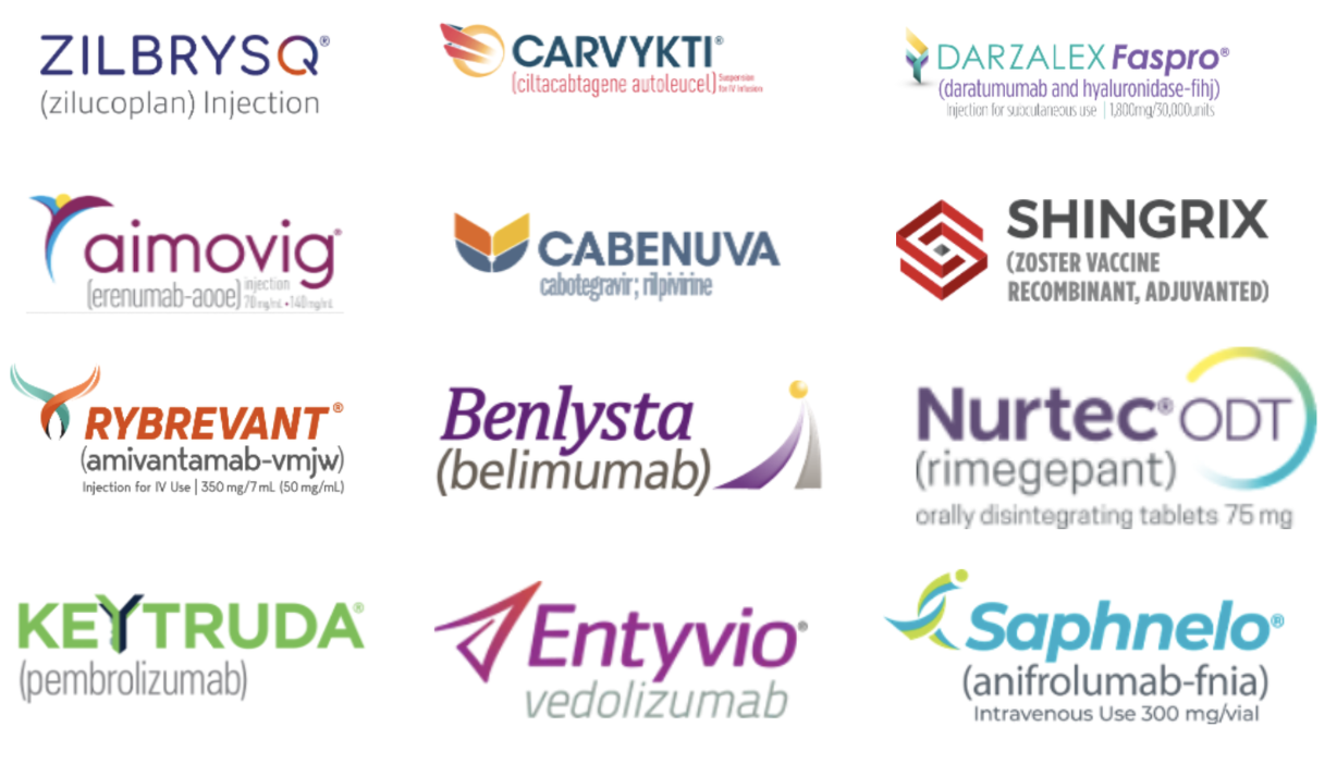 Pharmaceutical brand logos