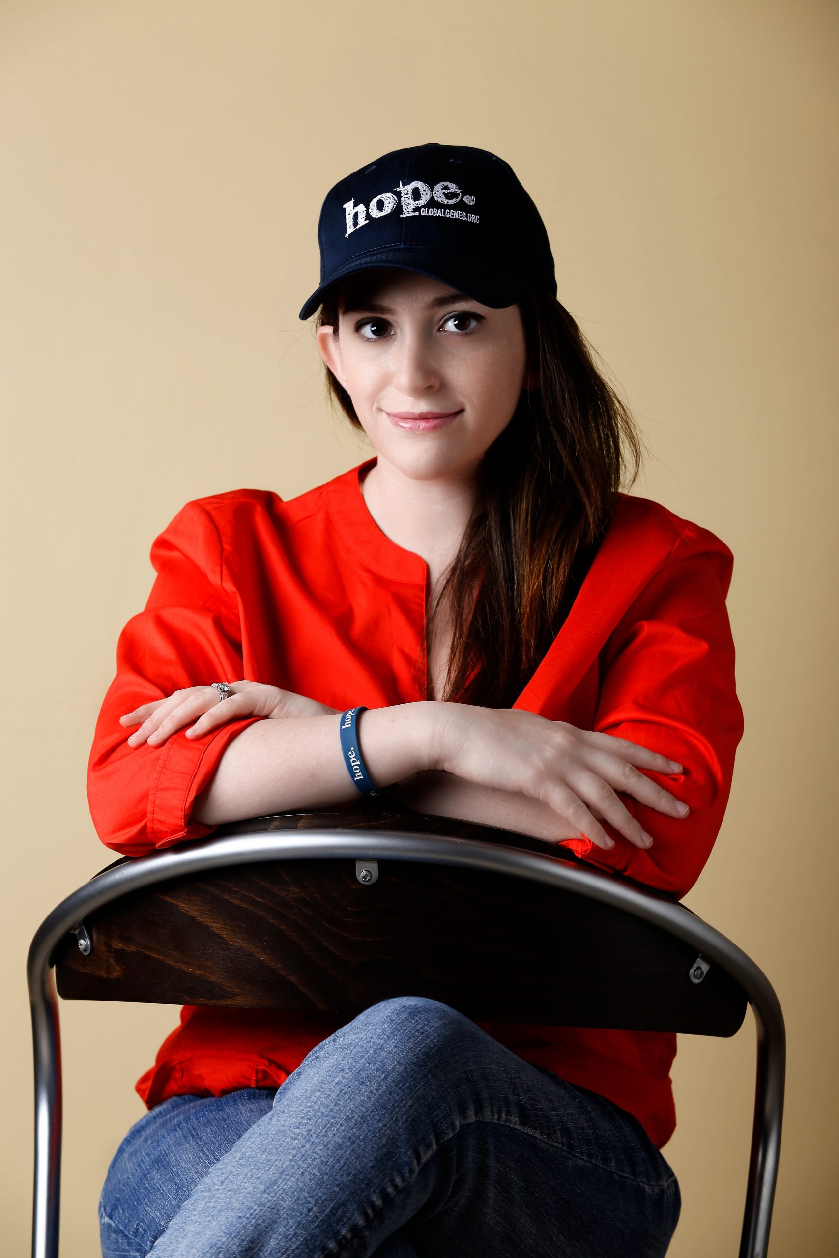 Speaker portrait wearing hope cap